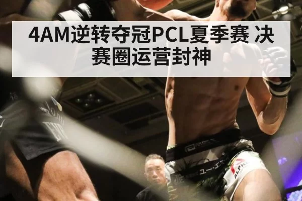 4AM逆转夺冠PCL夏季赛 决赛圈运营封神 - jiuyou